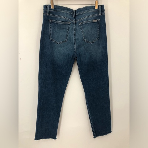 Joes jeans 31x28 high rise skinny ankle dark brades raw hem 0684 - Picture 5 of 9